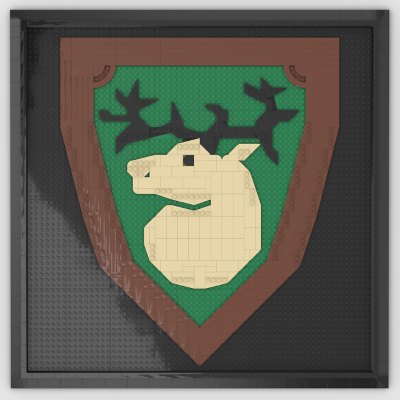 Lego Forestmen Weapon Shield Art