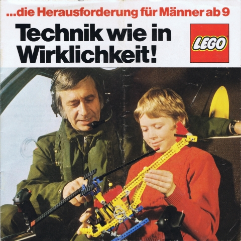 Lego 1977 Large Technic Austrian 18.5cm x 18.5cm with parchment inlays (98815-A)