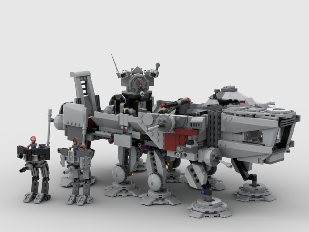 Lego AT-OT and 2X AT-RT 2.O