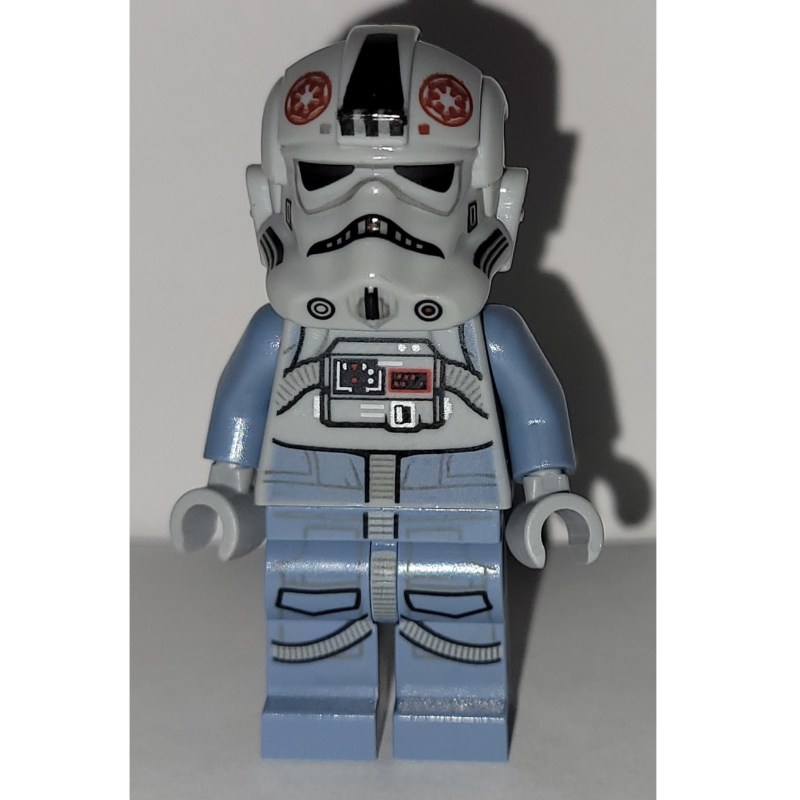 Lego AT-AT Driver - Light Bluish Grey Helmet, Sand Blue Legs