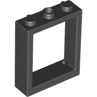 Lego Window Frame 1 x 3 x 3 / Black