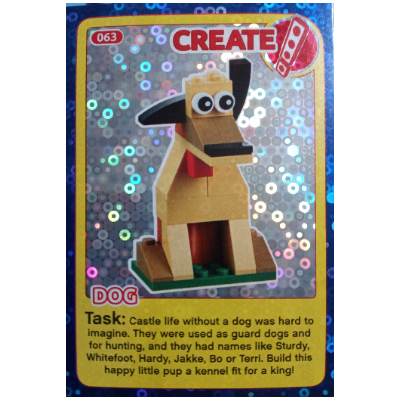 Lego Trading Card, Create the World Incredible Inventions - Dog (foil)