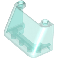 Lego Windscreen 2 x 4 x 2 / Trans-Light Blue