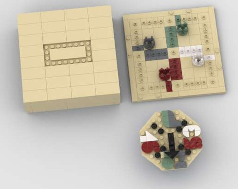 Lego Microscale Parcheesi
