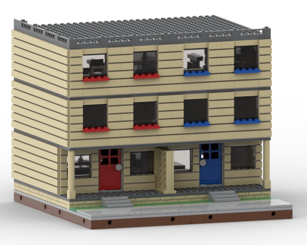 Lego Tan Townhouses