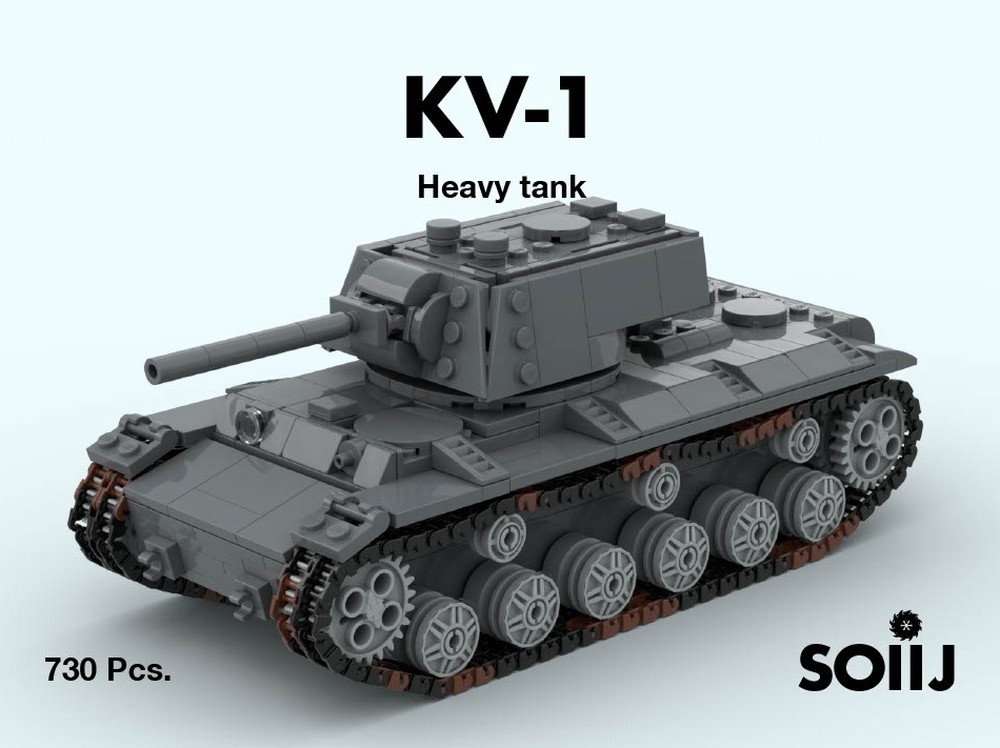 Lego KV-1 Russian heavy tank - 1:35