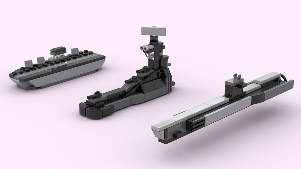 Lego Microscale Battleships BUNDLE