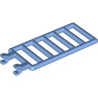Lego Bar 7 x 3 with Double Clips (Ladder) [Straight Clips] / Medium Blue