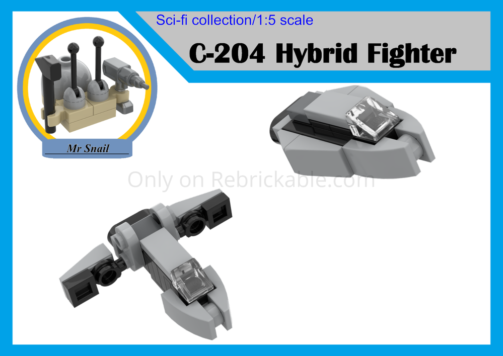 Lego C-204 Catonian Hybrid Fighter