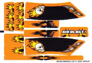Lego Sticker Sheet for Set 7971-1