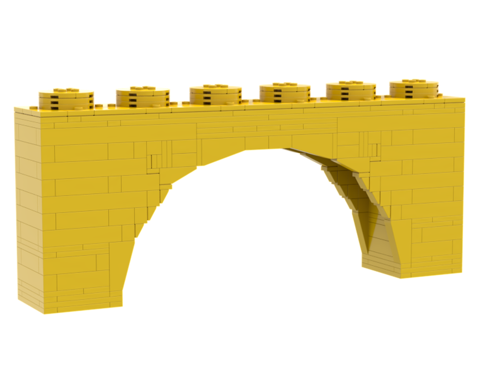 Lego Upscaled Arch 1x6x2 part 3307