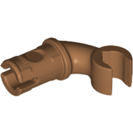 Lego Arm, Short, with Technic Pin / Medium Nougat