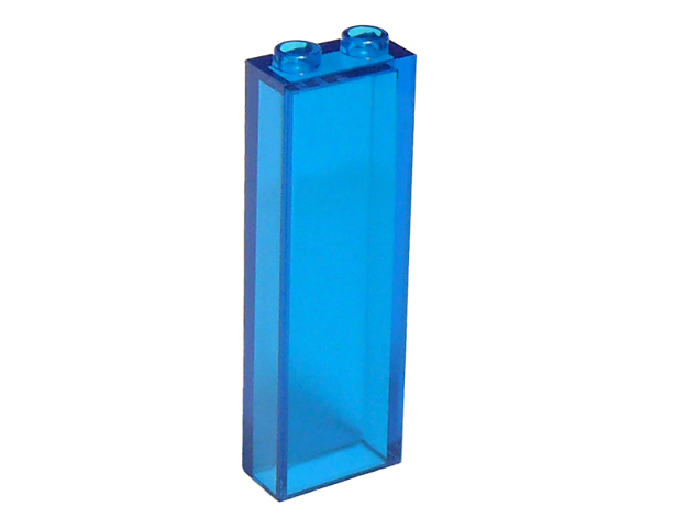 Lego Brick 1 x 2 x 5 / Trans-Dark Blue