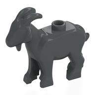 Lego Animal, Goat [Plain] / Dark Bluish Gray