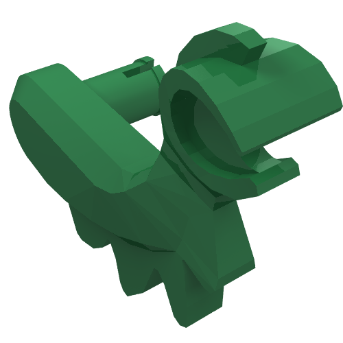 Lego Animal / Creature Body Part, Dinosaur / Dragon Arm, Right / Green