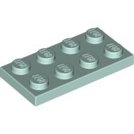 Lego Plate 2 x 4 / Aqua