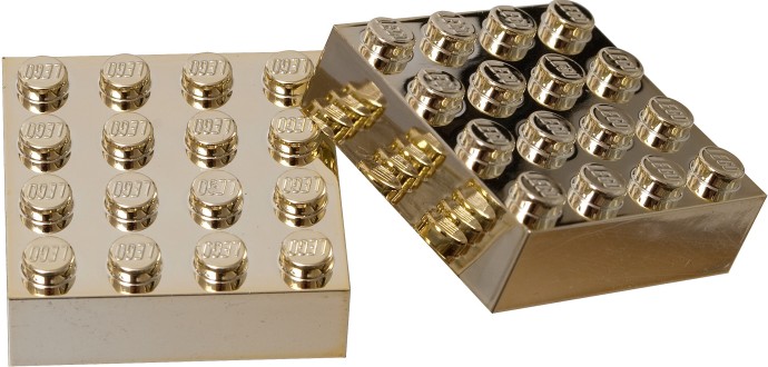 Lego Metallized Magnet Set