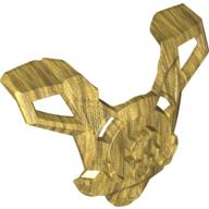 Lego Large Figure Chest Cover, Armour with Trapezoid Shoulders / Pearl Gold