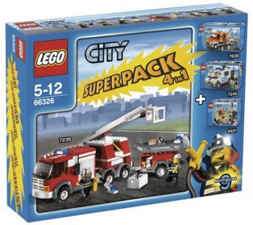 Lego City Super Pack 4 in 1