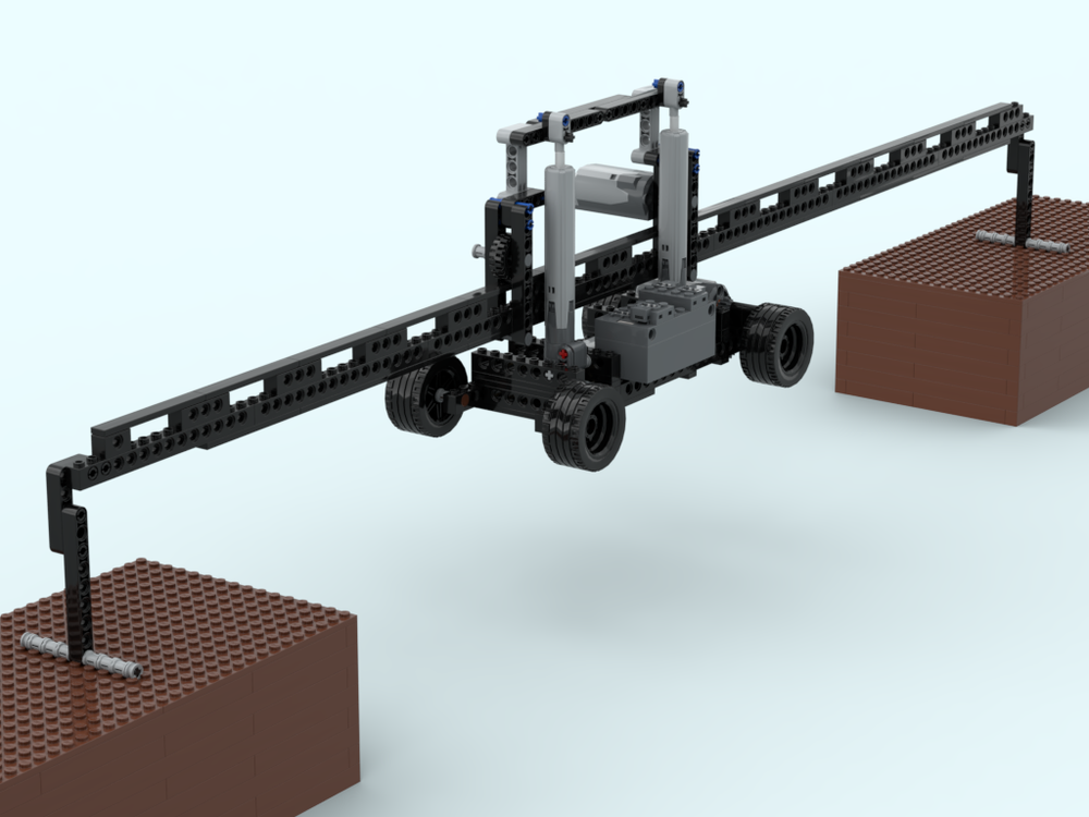 Lego Car Crossing Gap (50cm/20inches)