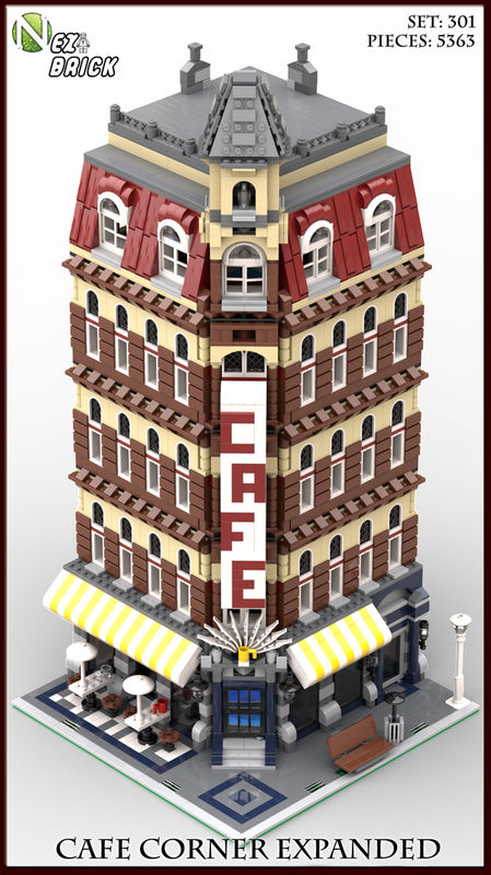 Lego Cafe Corner Expanded