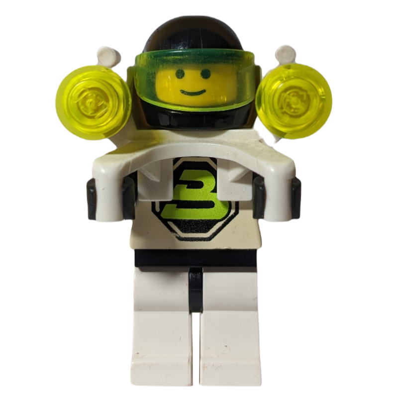 Lego Blacktron II - Jetpack, 3626a Head