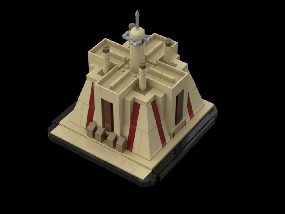 Lego Coruscant Temple Diorama