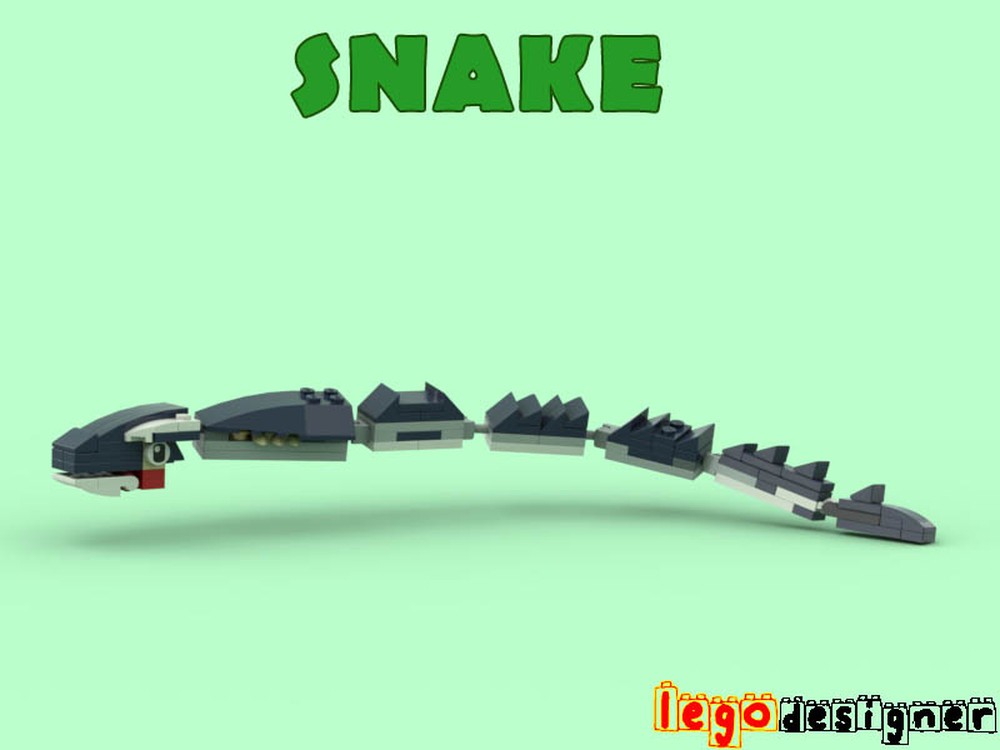 Lego 31088 Snake Alternate Build