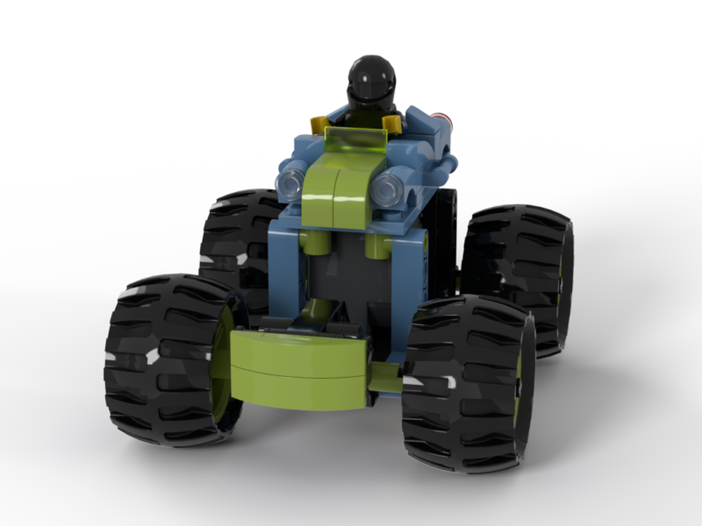 Lego Crazy Demon Racer with Pullback Motor