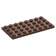 Lego Plate 4 x 8 / Brown