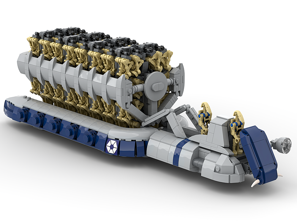 Lego Clone Wars Platoon Attack Craft With Droid Rack (CIS)
