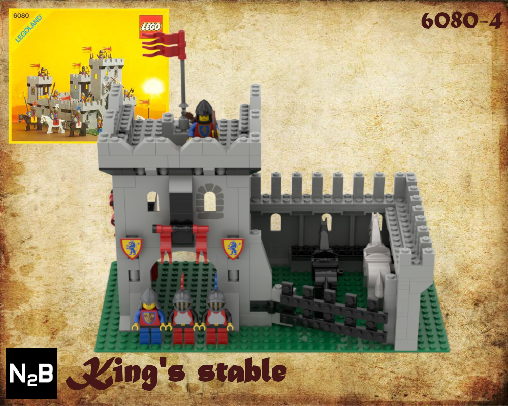 Lego King's Stable - Alternative build 3 Lego Set 6080 King's Castle