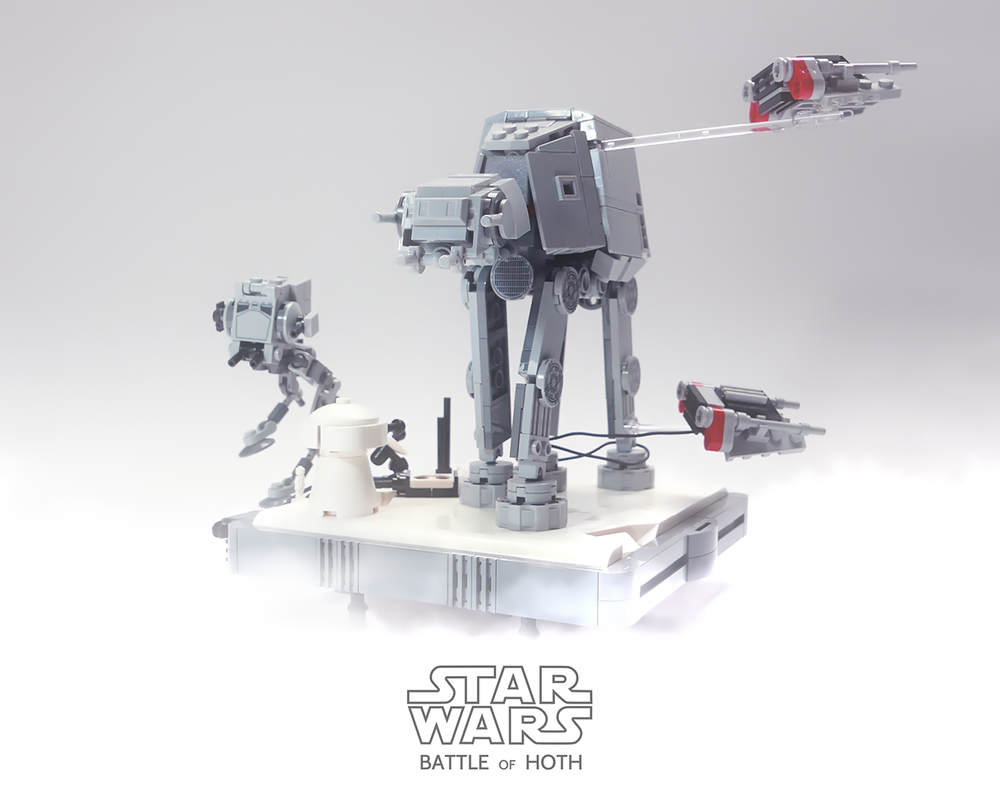 Lego SW Battle on Hoth mini diorama
