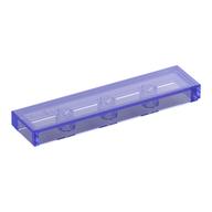 Lego Tile 1 x 4 with Groove / Trans-Purple