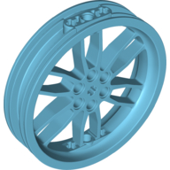 Lego Wheel 75 x 17 Motorcycle / Medium Azure