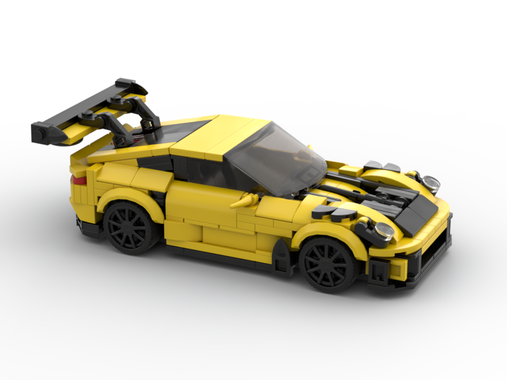 Lego Porsche 992 GT3 RS (yellow)