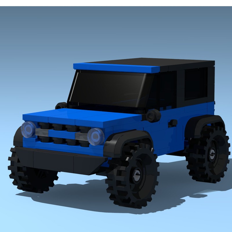 Lego 2021 Ford Bronco Wildtrak 2 Door (blue)