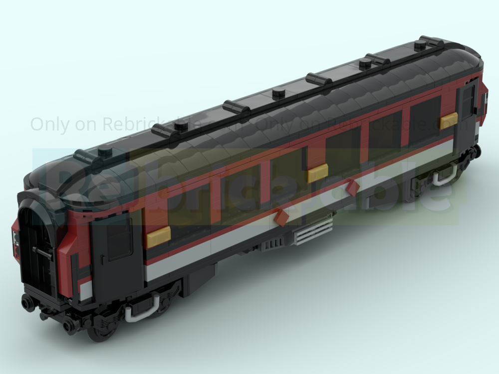 Lego 1st class passenger car with compartments