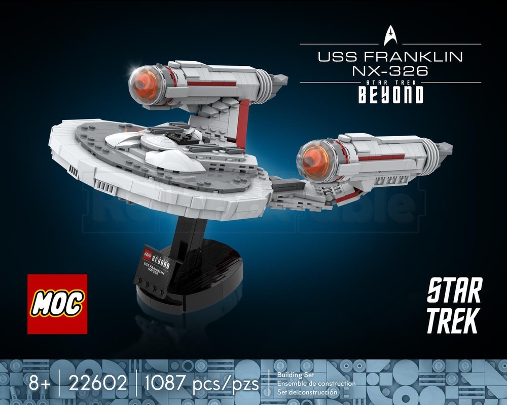 Lego USS Franklin (NX-326) Midi Scale — Star Trek: Beyond