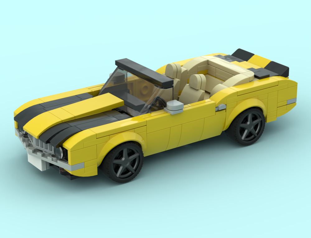 Lego Chevrolet Camaro inspired