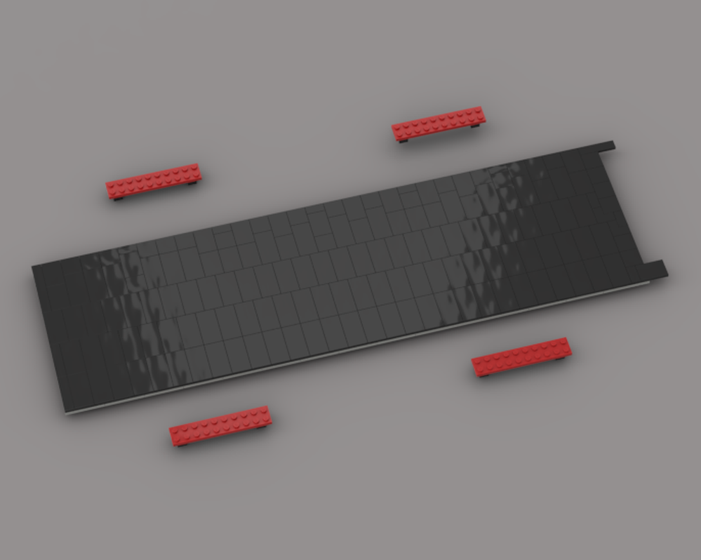Lego Modular drag strip starting piece