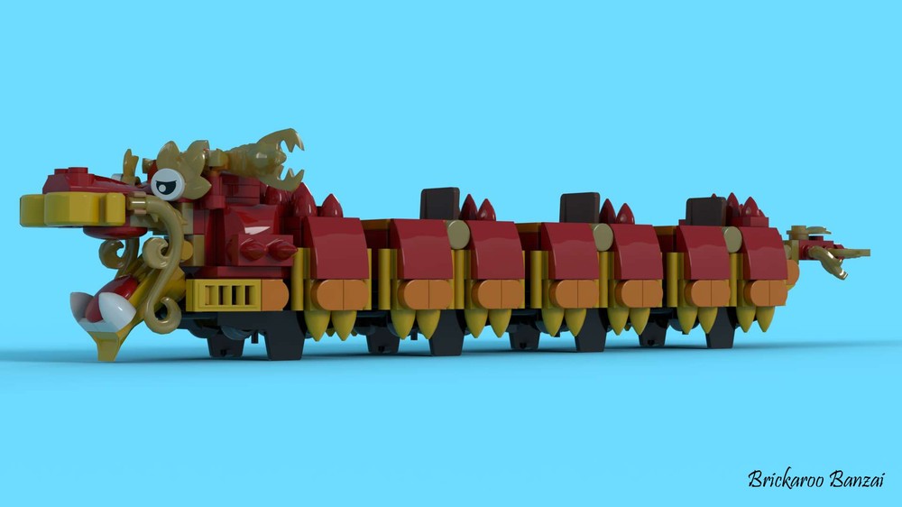 Lego Dragon Roller Coaster Car