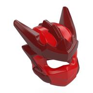 Lego Wrap with Dark Red Spikes Pattern / Red