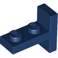 Lego Bracket 1 x 2 with 1 x 2 Vertical Studs / Dark Blue