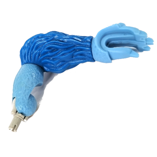 Lego Large Figure Limb, Arm with Pin (Nepol) / Medium Blue