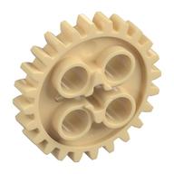 Lego Technic Gear 24 Tooth [New Style with Single Axle Hole] / Tan