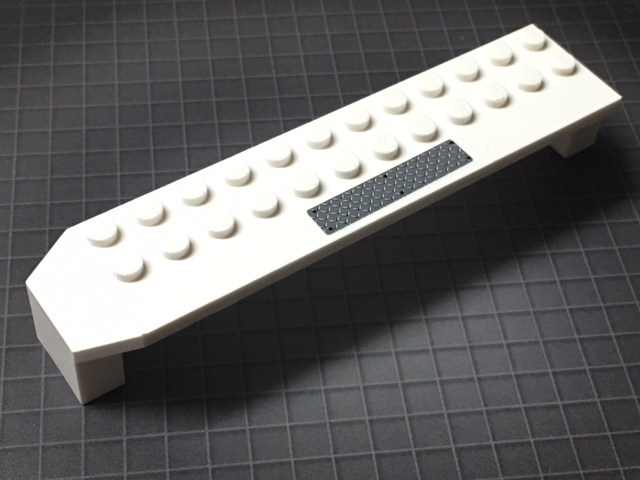 Lego Arch 2 x 14 x 2 1/3 with Tread Plate Pattern (Sticker)