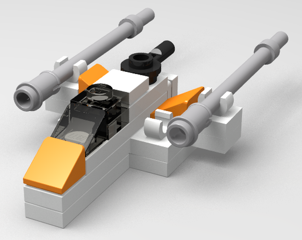 Lego Unofficial Micro Series T-47 Y-Wing, 1:128