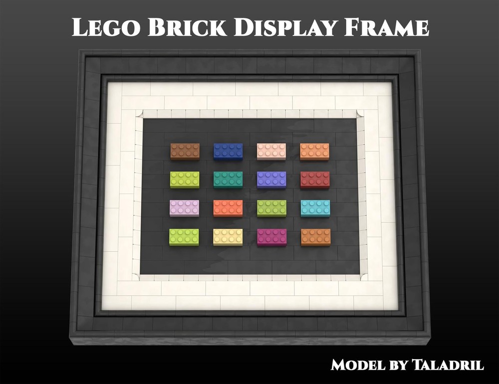 Lego Brick Display Frame