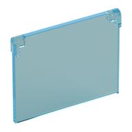 Lego Glass for Window 1 x 4 x 3 [Opening] / Trans-Light Blue